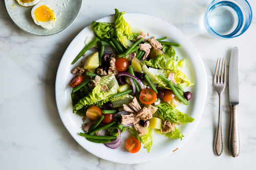 Salade niçoise mit Thunfisch