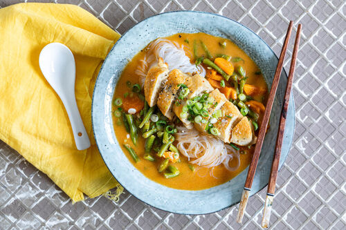 RS Superfix: Glasnudelsuppe mit Hähnchen und grünen Bohnen