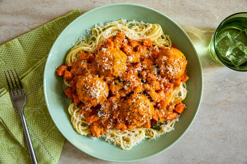 Special: Wohlfühlgerichte mit Twist Spaghetti & Meatballs mit verstecktem Gemüse