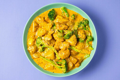 Cremiges Cajun-Huhn mit Kartoffeln und Brokkoli