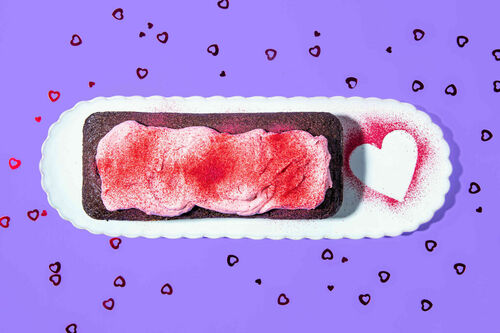 OP Saftiger Schokoladenkuchen mit Himbeer-Crème-fraîche