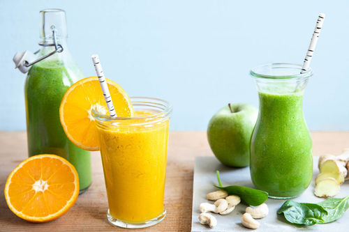 Special: Power-Smoothie Gurke-Spinat & Immune Booster Birne-Orange-Ingwer